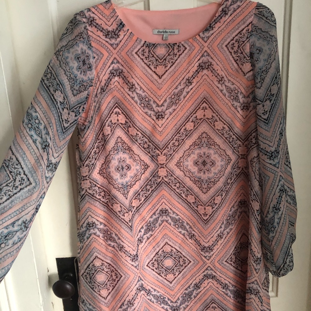 Pink Charlotte Russe dress size medium